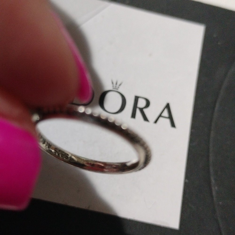 Pandora Sterling Silver One Love Stackable Heart … - image 4